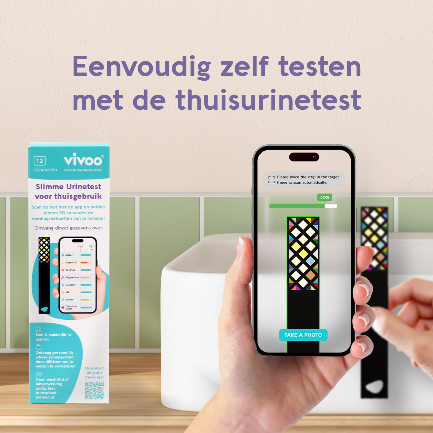 Vivoo Urine test - 3 maanden (12 testen)